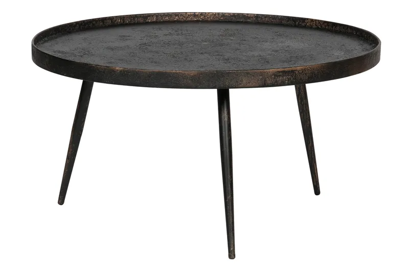 Arnould Sidobord 76 cm Runt - Guld - Möbler - Vardagsrum - Soffbord & vardagsrumsbord - Sidobord & lampbord