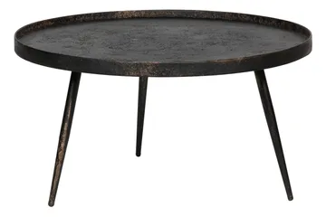 Arnould Sidobord 76 cm Runt - Guld - Möbler - Vardagsrum - Soffbord & vardagsrumsbord - Sidobord & lampbord