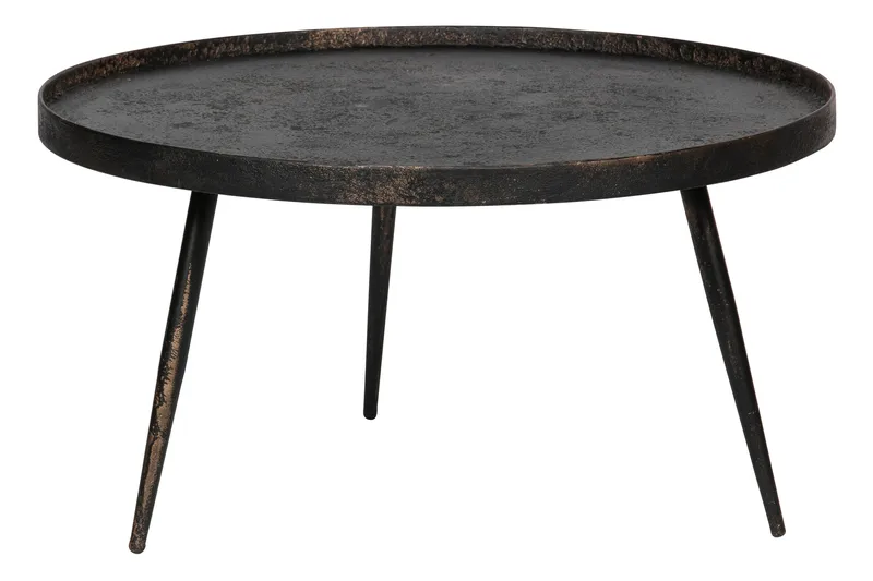 Arnould Sidobord 76 cm Runt - Guld - Möbler - Vardagsrum - Soffbord & vardagsrumsbord - Sidobord & lampbord