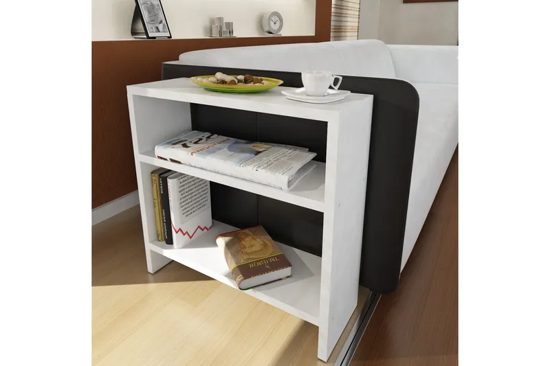 Asillane Sidobord Klassisk - Vit - Möbler - Vardagsrum - Soffbord & vardagsrumsbord - Sidobord & lampbord