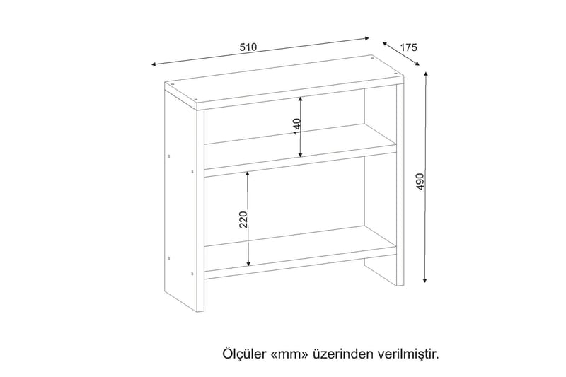 Asillane Sidobord Klassisk - Vit - Möbler - Vardagsrum - Soffbord & vardagsrumsbord - Sidobord & lampbord