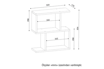Asillane Sidobord/Förvaring Modern - Vit - Möbler - Vardagsrum - Soffbord & vardagsrumsbord - Sidobord & lampbord