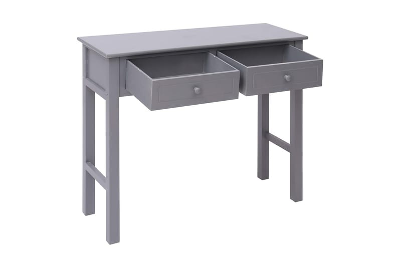 Avlastningsbord grå 90x30x77 cm trä - Grå - Brickbord - Bord - Sidobord & lampbord
