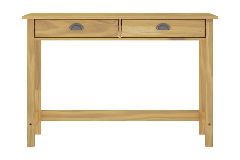 Avlastningsbord Hill Range med 2 lådor 110x45x74 cm furu - Brun - Möbler - Vardagsrum - Soffbord & vardagsrumsbord - Sidobord & lampbord
