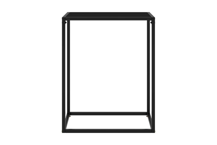 Avlastningsbord svart 60x35x75 cm härdat glas - Svart - Bord - Avlastningsbord & konsolbord - Hallbord