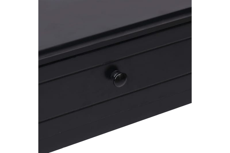 Avlastningsbord svart 90x30x77 cm trä - Svart - Brickbord - Bord - Sidobord & lampbord