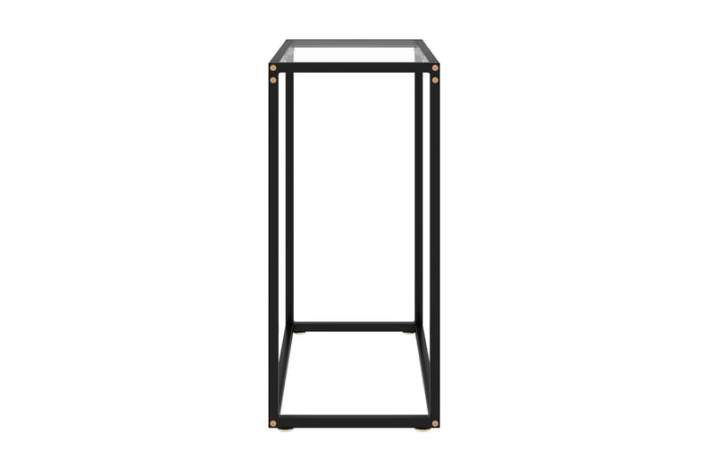 Avlastningsbord transparent 60x35x75 cm härdat glas - Transparent - Möbler - Vardagsrum - Soffbord & vardagsrumsbord - Sidobord & lampbord