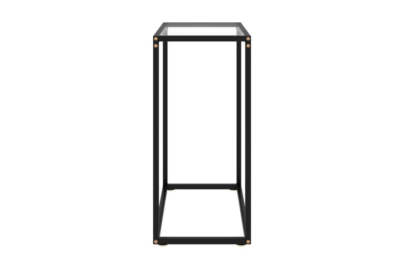 Avlastningsbord transparent 60x35x75 cm härdat glas - Transparent - Brickbord - Bord - Sidobord & lampbord