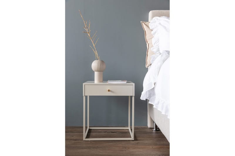 Sidobord Bakal - Beige - Möbler - Vardagsrum - Soffbord & vardagsrumsbord - Sidobord & lampbord