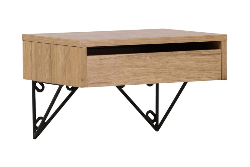 BARCI Sidobord 41 cm Ek - Möbler - Vardagsrum - Soffbord & vardagsrumsbord - Sidobord & lampbord