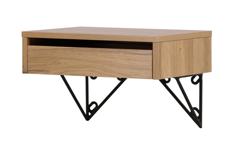 BARCI Sidobord 41 cm Ek - Möbler - Vardagsrum - Soffbord & vardagsrumsbord - Sidobord & lampbord