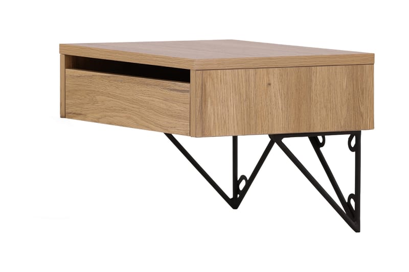 BARCI Sidobord 41 cm Ek - Möbler - Vardagsrum - Soffbord & vardagsrumsbord - Sidobord & lampbord