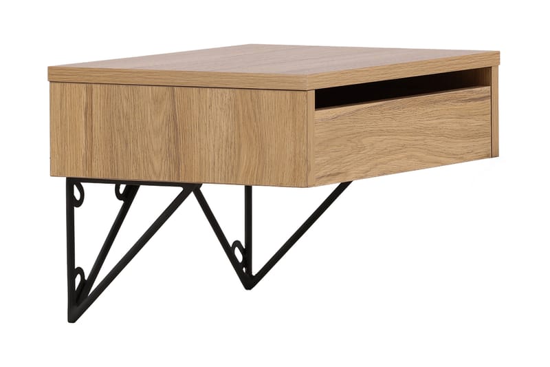 BARCI Sidobord 41 cm Ek - Möbler - Vardagsrum - Soffbord & vardagsrumsbord - Sidobord & lampbord