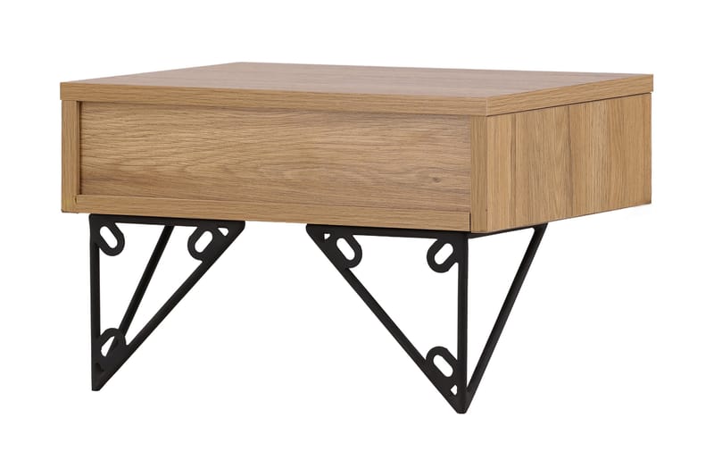 BARCI Sidobord 41 cm Ek - Möbler - Vardagsrum - Soffbord & vardagsrumsbord - Sidobord & lampbord