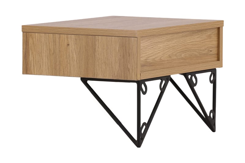BARCI Sidobord 41 cm Ek - Möbler - Vardagsrum - Soffbord & vardagsrumsbord - Sidobord & lampbord