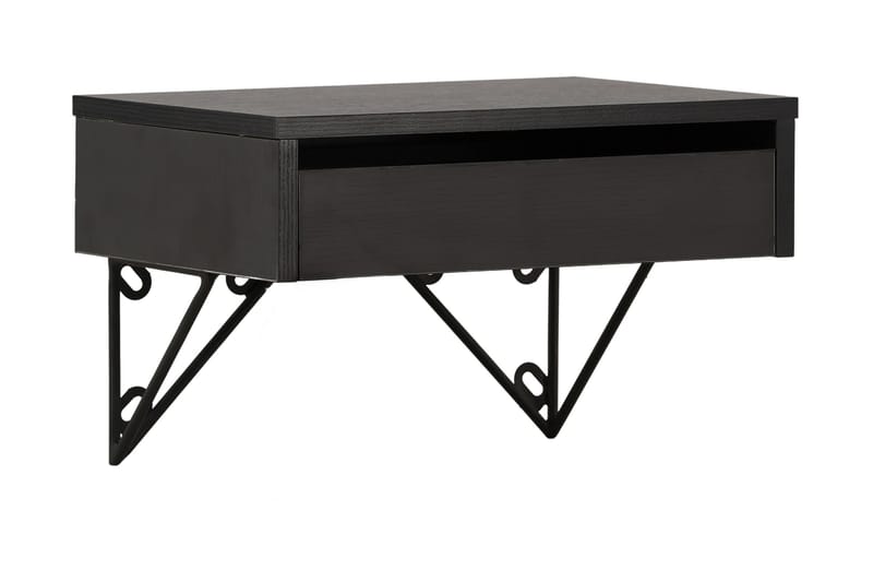BARCI Sidobord 41 cm Svart - Möbler - Vardagsrum - Soffbord & vardagsrumsbord - Sidobord & lampbord