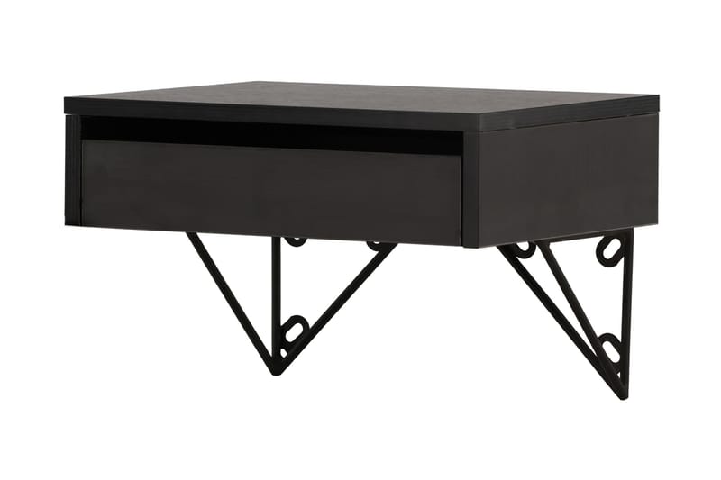 BARCI Sidobord 41 cm Svart - Möbler - Vardagsrum - Soffbord & vardagsrumsbord - Sidobord & lampbord