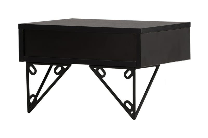 BARCI Sidobord 41 cm Svart - Möbler - Vardagsrum - Soffbord & vardagsrumsbord - Sidobord & lampbord