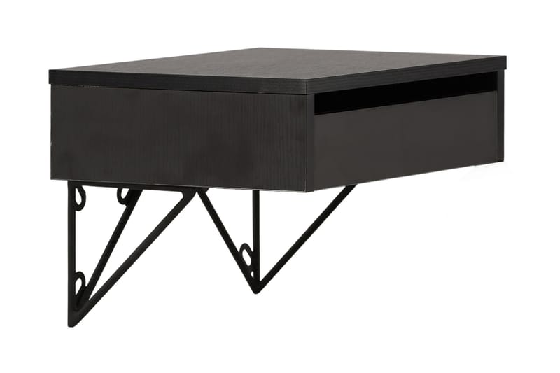 BARCI Sidobord 41 cm Svart - Möbler - Vardagsrum - Soffbord & vardagsrumsbord - Sidobord & lampbord