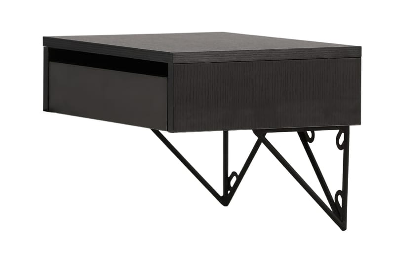 BARCI Sidobord 41 cm Svart - Möbler - Vardagsrum - Soffbord & vardagsrumsbord - Sidobord & lampbord