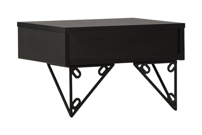 BARCI Sidobord 41 cm Svart - Möbler - Vardagsrum - Soffbord & vardagsrumsbord - Sidobord & lampbord