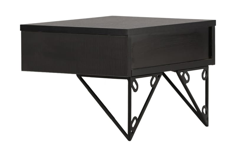 BARCI Sidobord 41 cm Svart - Möbler - Vardagsrum - Soffbord & vardagsrumsbord - Sidobord & lampbord