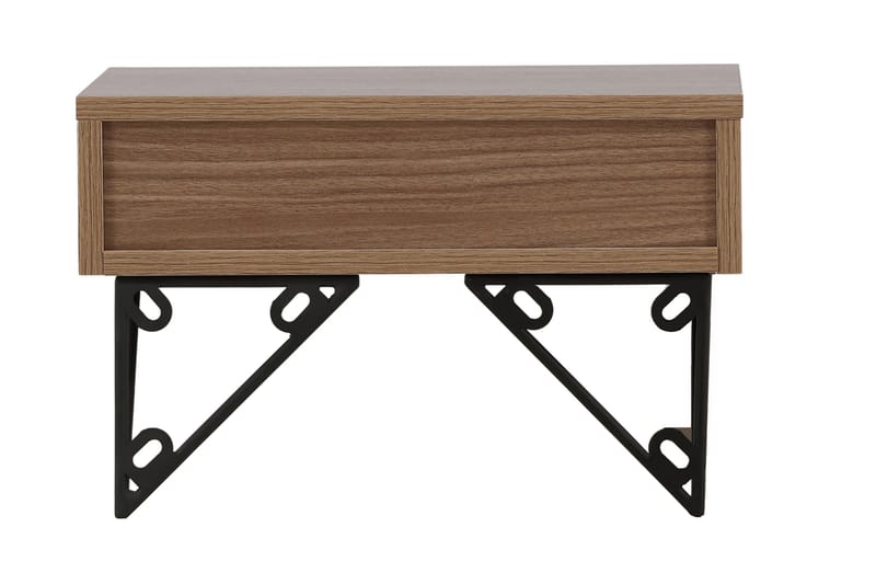 BARCI Sidobord 41 cm Valnöt - Möbler - Vardagsrum - Soffbord & vardagsrumsbord - Sidobord & lampbord