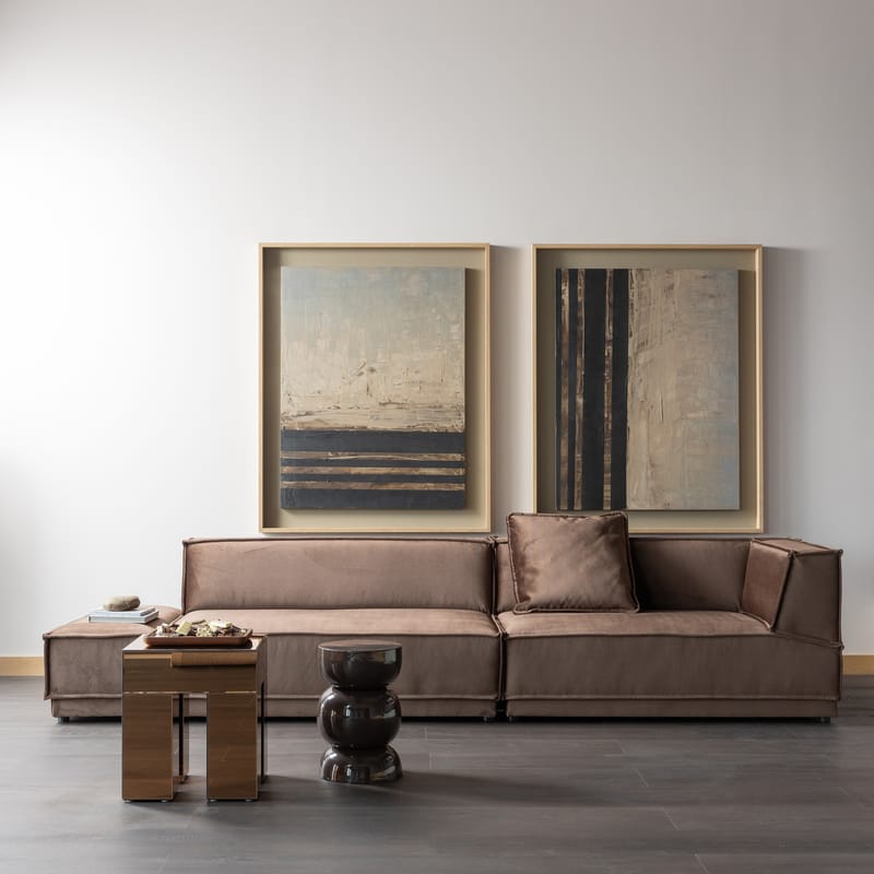 Sidobord Breno 30 cm - Mörkbrun - Möbler - Vardagsrum - Soffbord & vardagsrumsbord - Brickbord