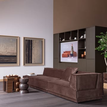 Sidobord Breno 30 cm - Mörkbrun - Möbler - Vardagsrum - Soffbord & vardagsrumsbord - Brickbord
