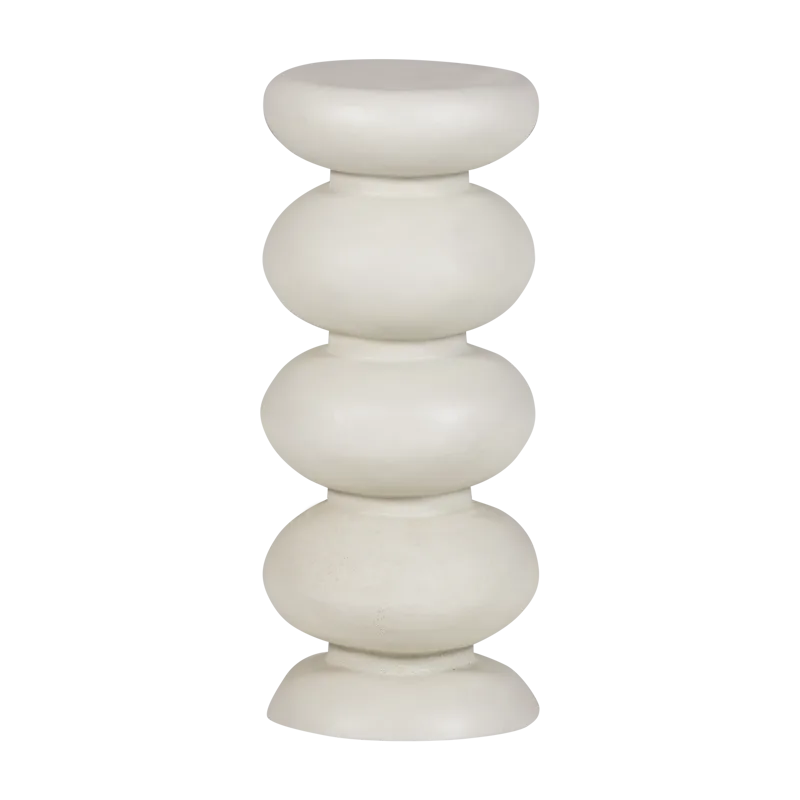 Sidobord Brilo 29 cm Rund, Kräm