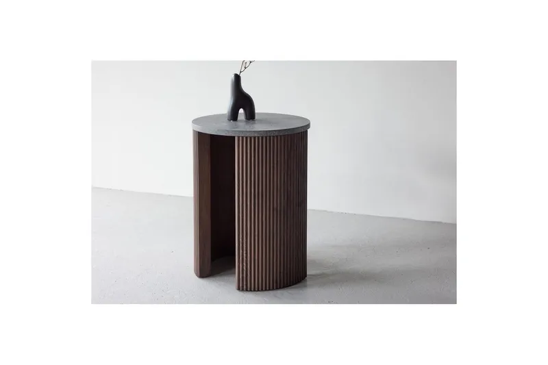 Sidobord Bristol - Brun - Möbler - Vardagsrum - Soffbord & vardagsrumsbord - Sidobord & lampbord