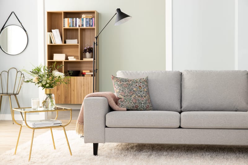 Callista Sidobord 47 cm - Antik Mässing/Glas - Möbler - Vardagsrum - Soffbord & vardagsrumsbord - Sidobord & lampbord