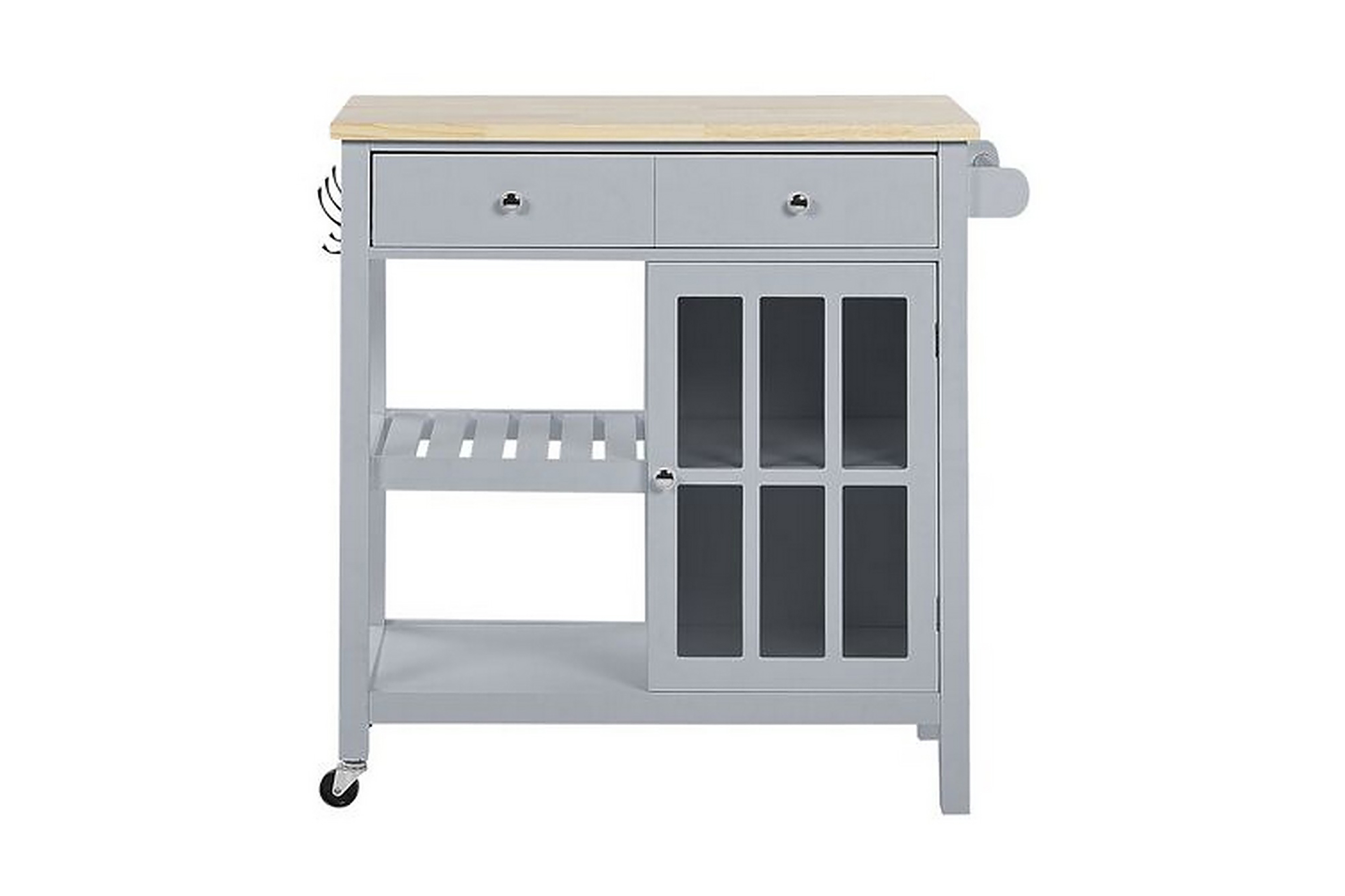cartagenova serveringsvagn 80 cm grå -