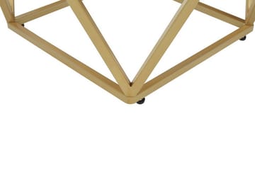 Charmlee Sidobord 50 cm - Svart/Guld - Möbler - Vardagsrum - Soffbord & vardagsrumsbord - Sidobord & lampbord