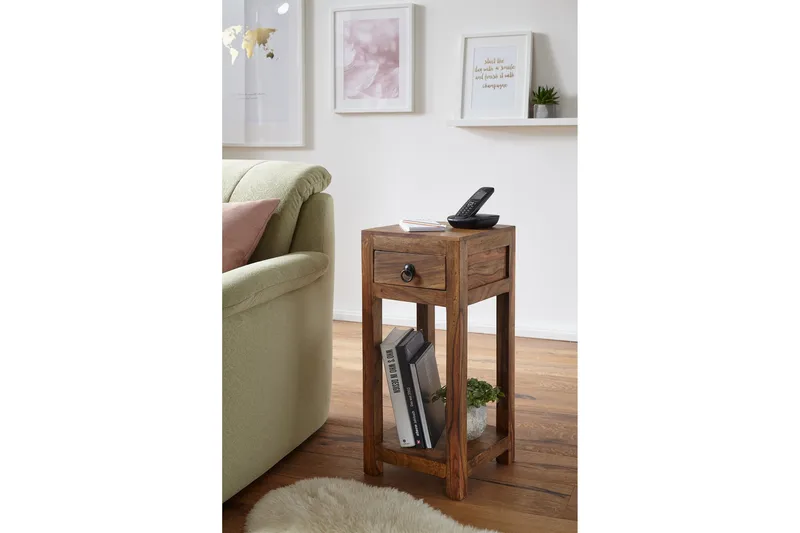 Charnetski Sidobord 30 cm - Trä/natur - Möbler - Vardagsrum - Soffbord & vardagsrumsbord - Sidobord & lampbord