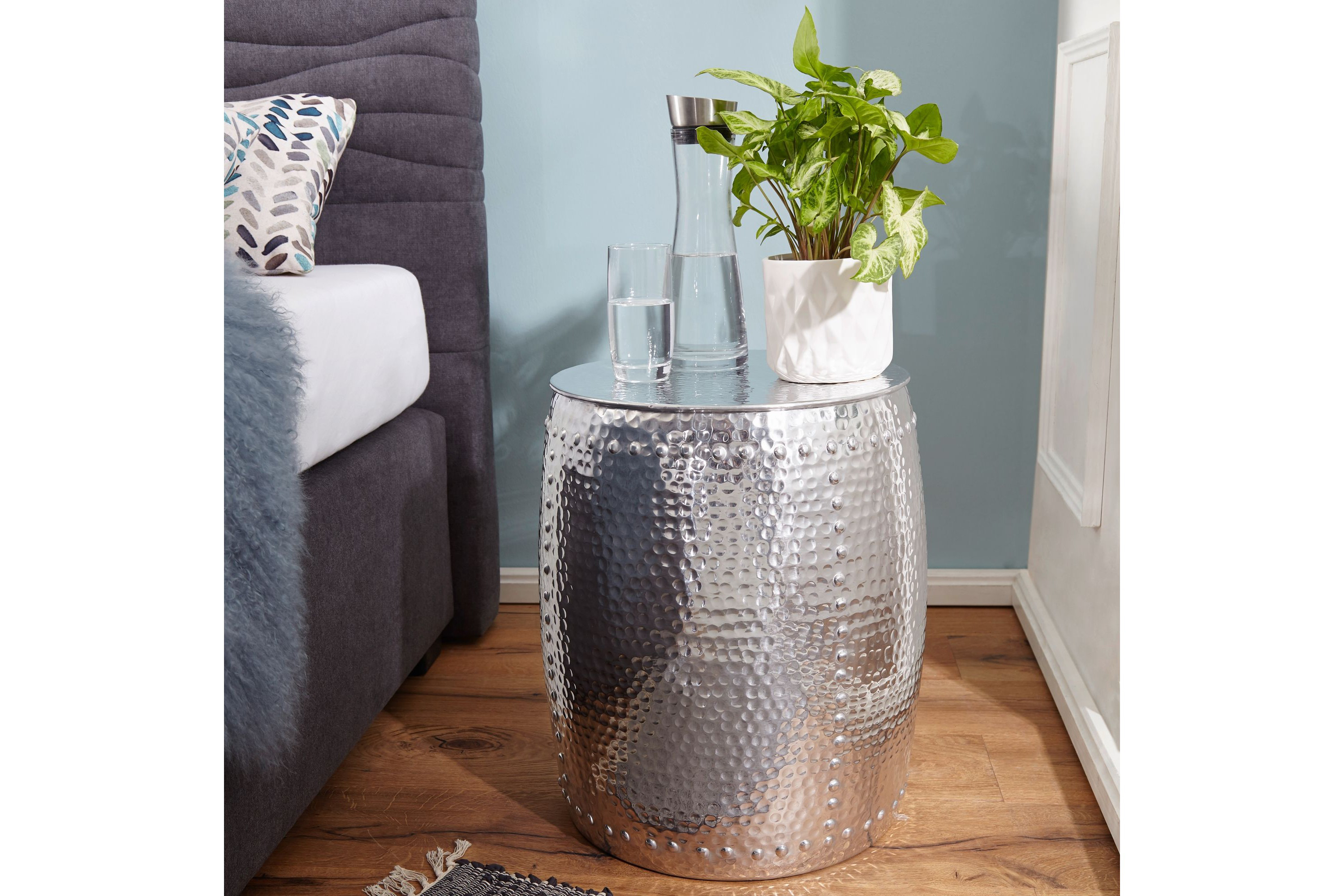 dathe sidobord 42 cm silver -