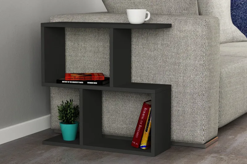 Decorta Sidobord - Mörkgrå - Möbler - Vardagsrum - Soffbord & vardagsrumsbord - Sidobord & lampbord