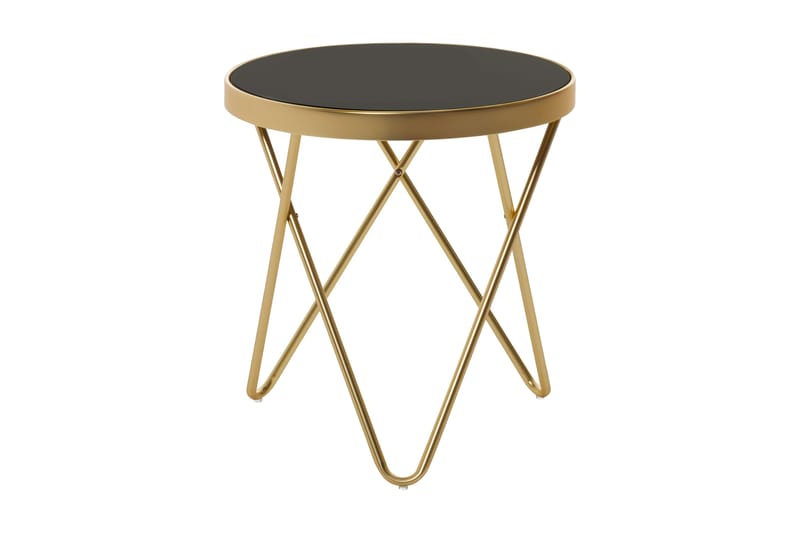 DERUYTER Sidobord 42 cm Guld - Möbler - Vardagsrum - Soffbord & vardagsrumsbord - Sidobord & lampbord