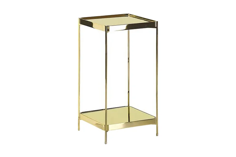 Dinari Sidobord - Guld - Möbler - Vardagsrum - Soffbord & vardagsrumsbord - Sidobord & lampbord