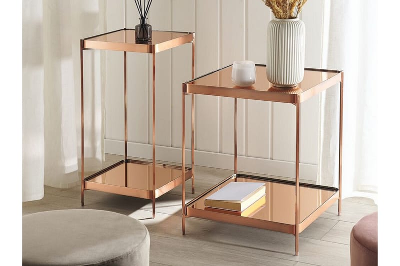 Dinari Sidobord - Koppar - Möbler - Vardagsrum - Soffbord & vardagsrumsbord - Sidobord & lampbord