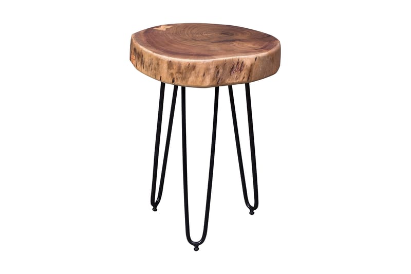 DUTTER Sidobord 35 cm Brun - Möbler - Vardagsrum - Soffbord & vardagsrumsbord - Sidobord & lampbord