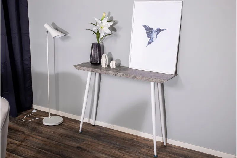 Edge Sidobord 110x30 cm - Vit - Möbler - Vardagsrum - Soffbord & vardagsrumsbord - Sidobord & lampbord