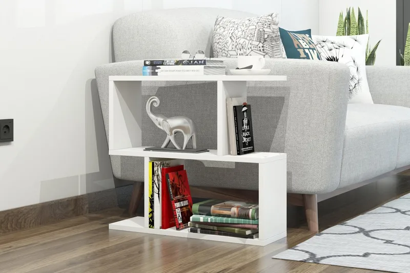 Elegancia Sidobord - Vit - Möbler - Vardagsrum - Soffbord & vardagsrumsbord - Sidobord & lampbord