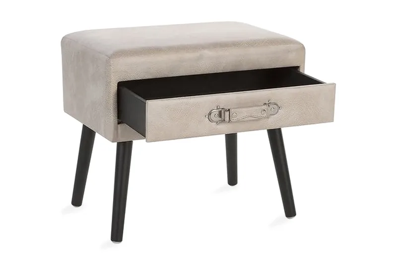 Eurostar Sidobord 50 cm - Beige - Möbler - Vardagsrum - Soffbord & vardagsrumsbord - Sidobord & lampbord