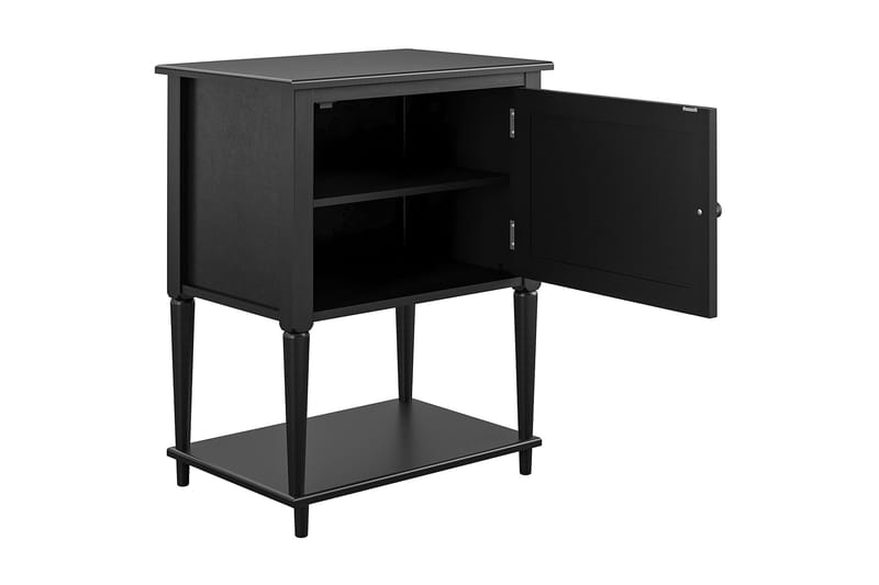 Fairmont Sidobord 56 cm Svart - Dorel Home - Möbler - Vardagsrum - Soffbord & vardagsrumsbord - Sidobord & lampbord