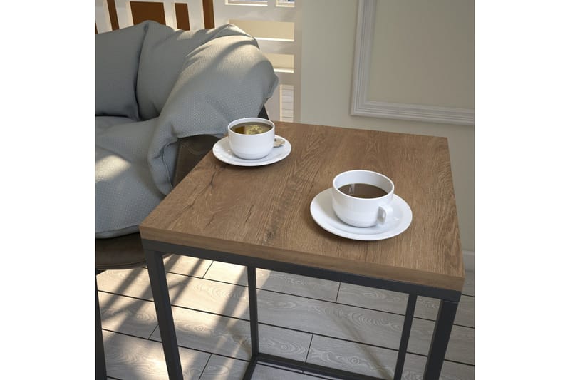 Falan Sidobord 35 cm - Brun - Möbler - Vardagsrum - Soffbord & vardagsrumsbord - Sidobord & lampbord