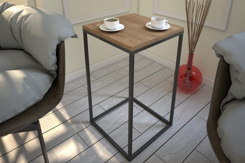 Falan Sidobord 35 cm - Brun - Möbler - Vardagsrum - Soffbord & vardagsrumsbord - Sidobord & lampbord