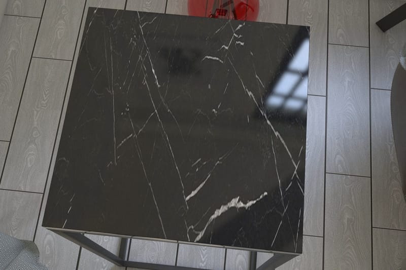 Falan Sidobord 35 cm - Svart/Vit - Möbler - Vardagsrum - Soffbord & vardagsrumsbord - Sidobord & lampbord