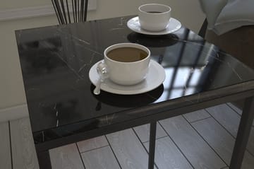 Falan Sidobord 35 cm - Svart/Vit - Möbler - Vardagsrum - Soffbord & vardagsrumsbord - Sidobord & lampbord