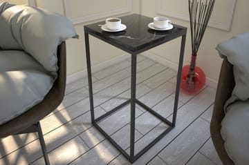 Falan Sidobord 35 cm - Svart/Vit - Möbler - Vardagsrum - Soffbord & vardagsrumsbord - Sidobord & lampbord